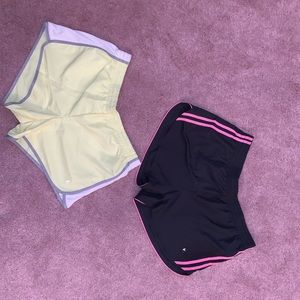 2 pairs of women’s athletic shorts